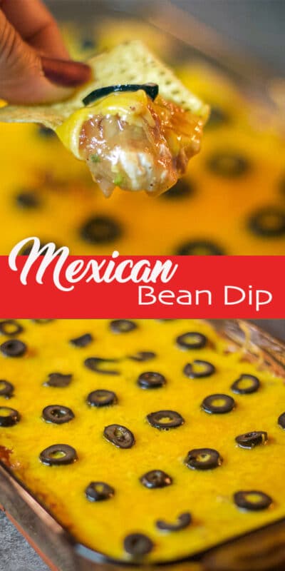 Mexican bean dip