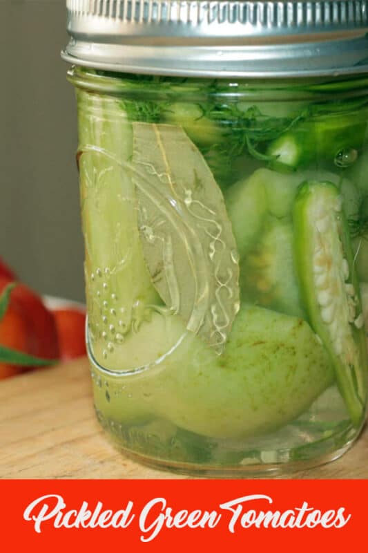 pickled green tomatoes