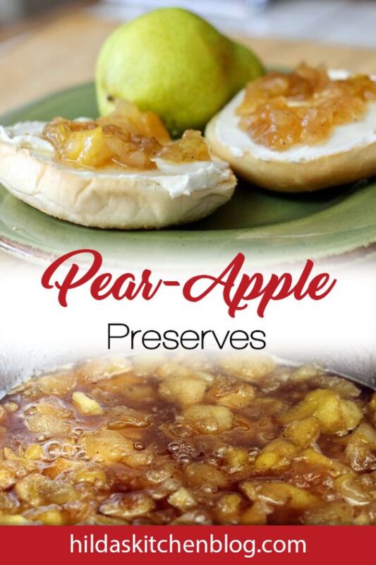 pear apple preserves