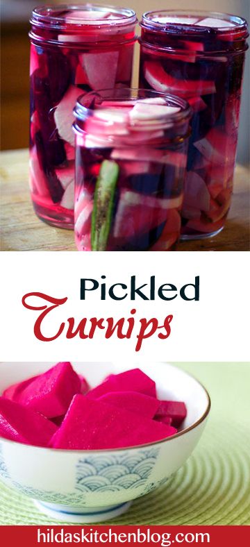 Middle Eastern Pickled Turnips