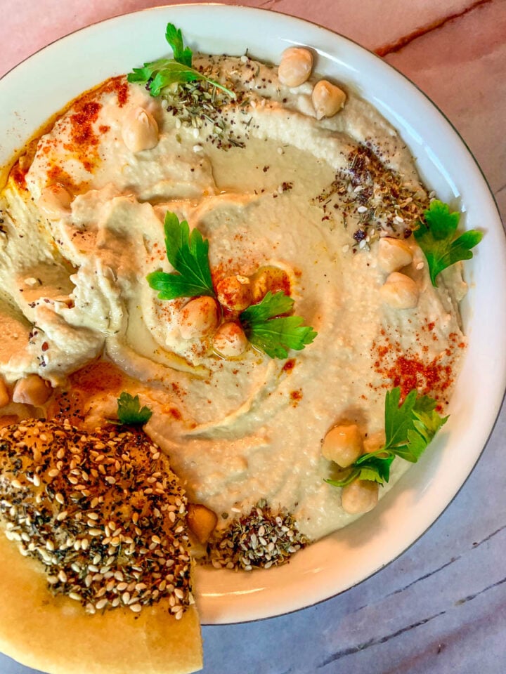 Authentic Hummus Recipe | Middle Eastern Hummus Recipe