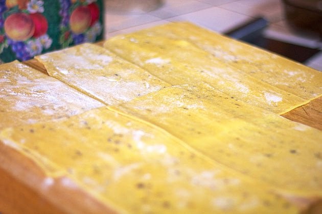 quick homemade pasta