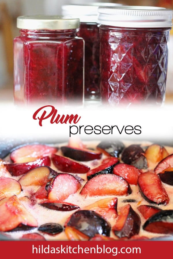 Easy Plum Preserves Recipe Hilda's Kitchen Blog