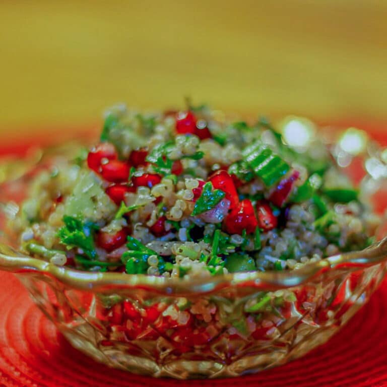 Pomegranate Quinoa Salad (with Feta Cheese) | Hilda's Kitchen Blog