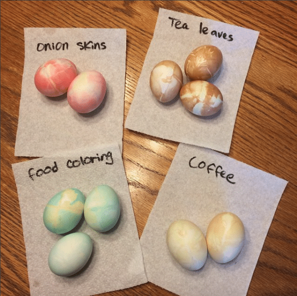 Natural Egg Dye for dying Easter eggs