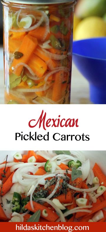 Mexican Pickled Carrots Easy Recipe  Hildas Kitchen Blog