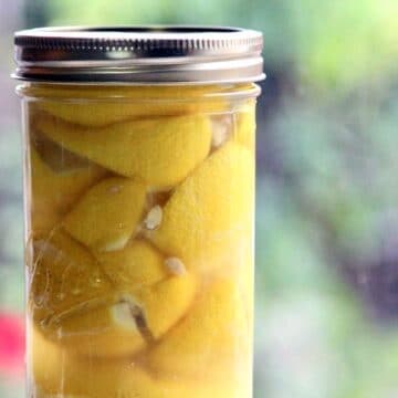 preserved lemons in a jar