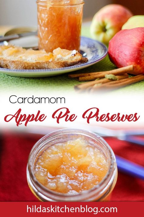 cardamom apple pie preserves