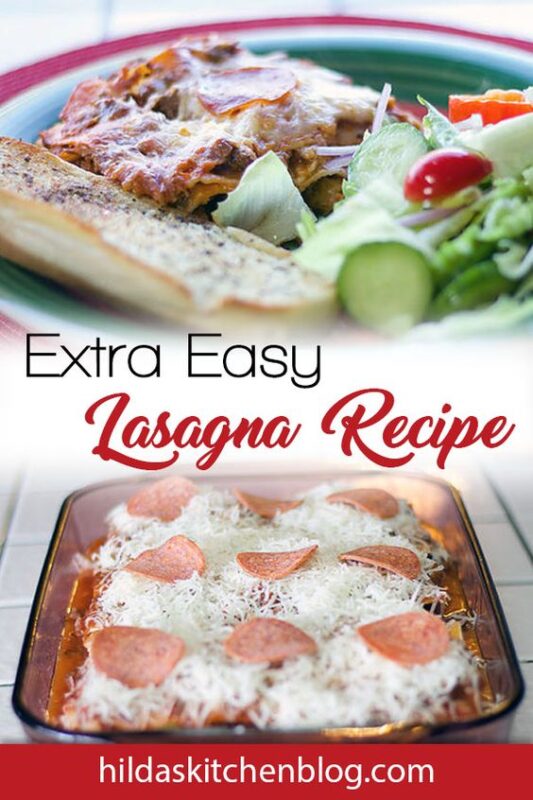 easy lasagna
