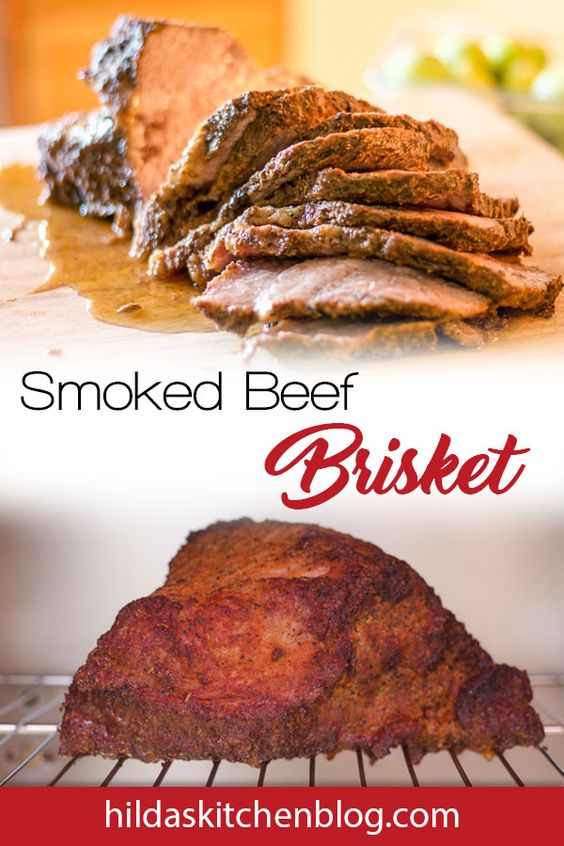 Smoked Beef Brisket Seasoned with Santa Martia Rub