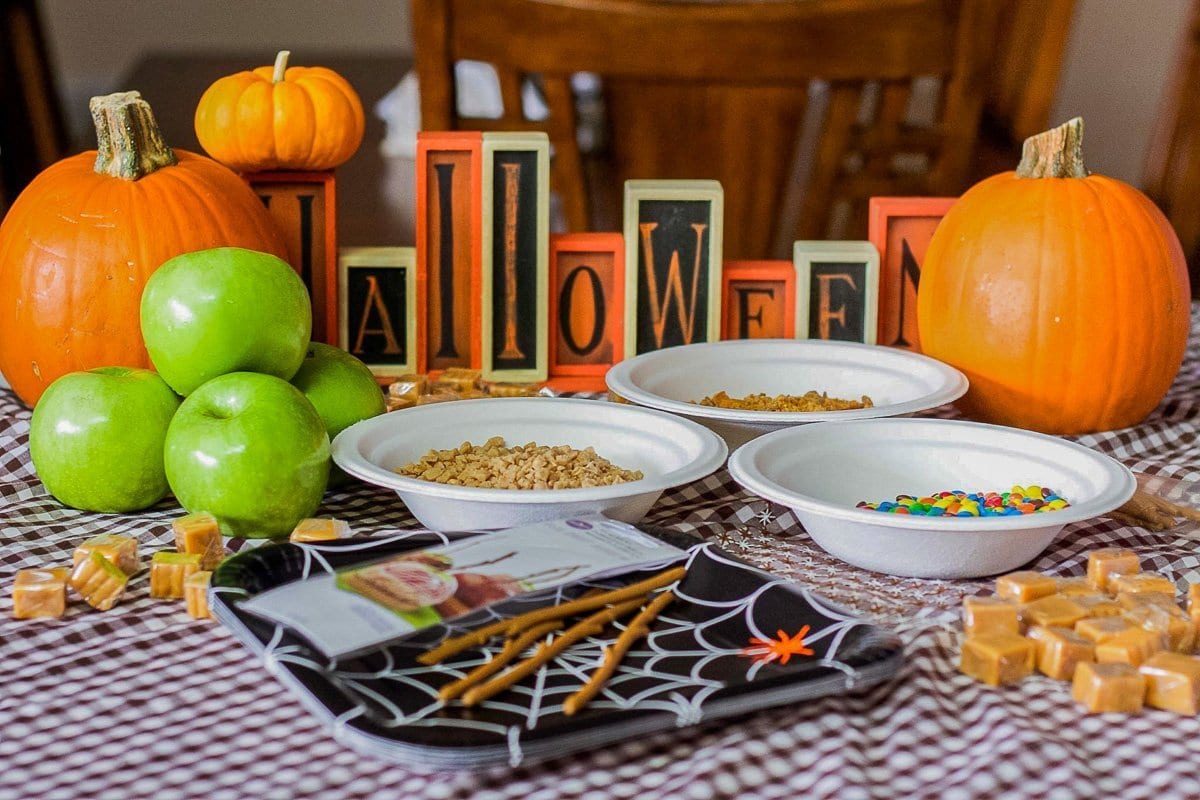 caramel apple ingredients for halloween