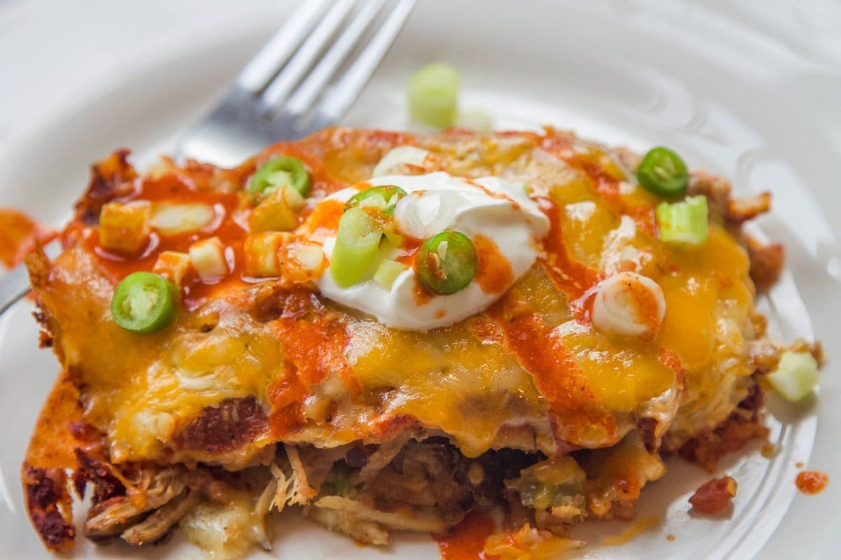 pulled pork enchiladas