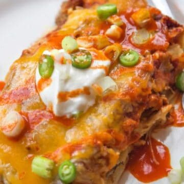 pulled pork enchiladas