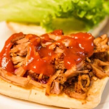 pulled pork sandwich