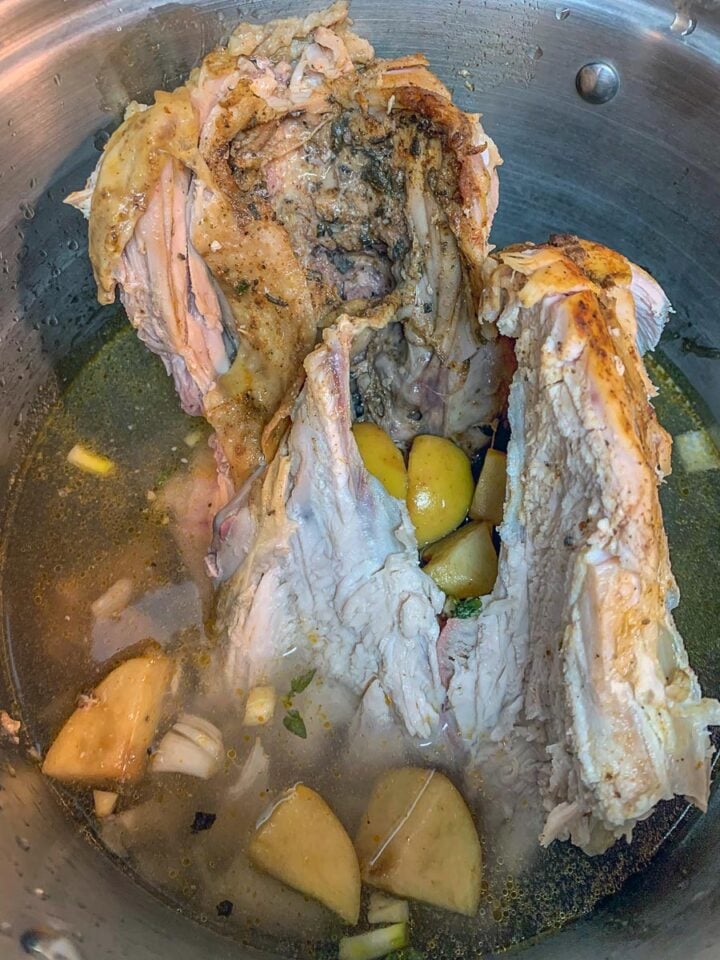 turkey soup carcass