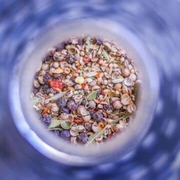 corned beef spices in a jar