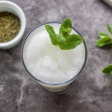 yogurt drink ayran recipe with mint