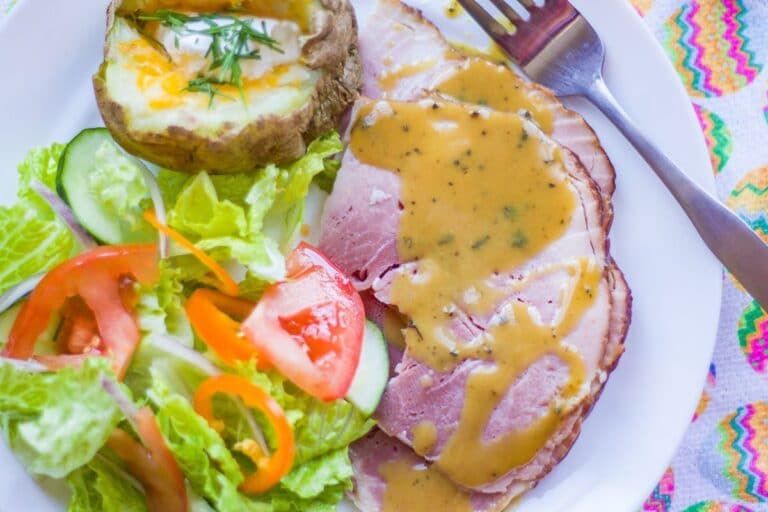 Honey Mustard Sauce for Ham | Hilda's Kitchen Blog