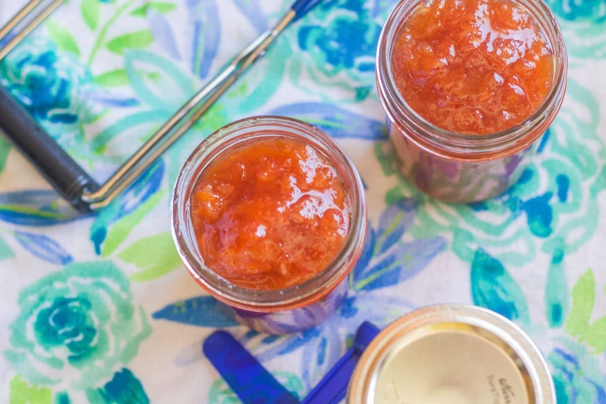 two jars of loquat jam