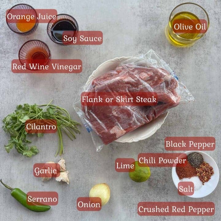 carne asada marinade ingredients