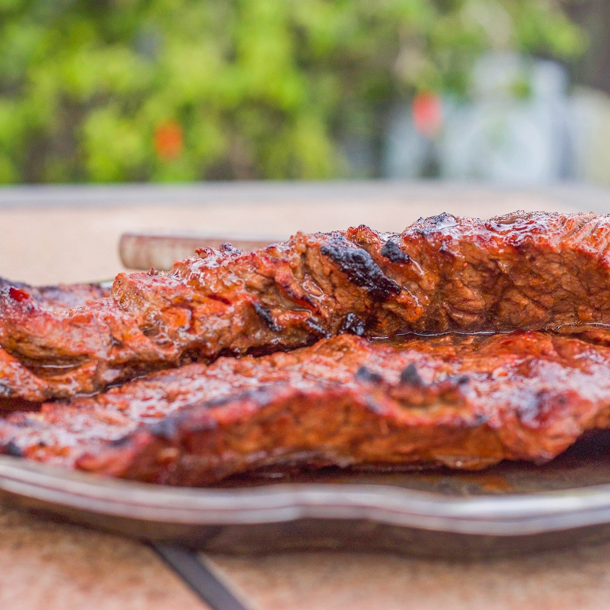 Carne Asada on a plate