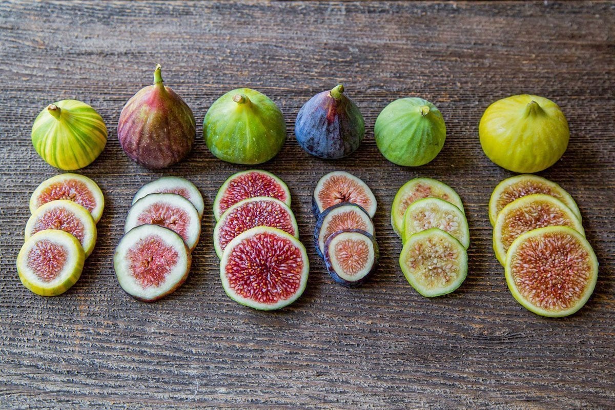 fig varieties sliced