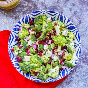 healthy broccoli salad