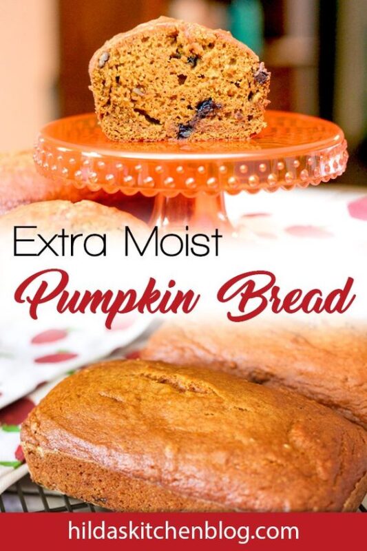 moist pumpkin bread