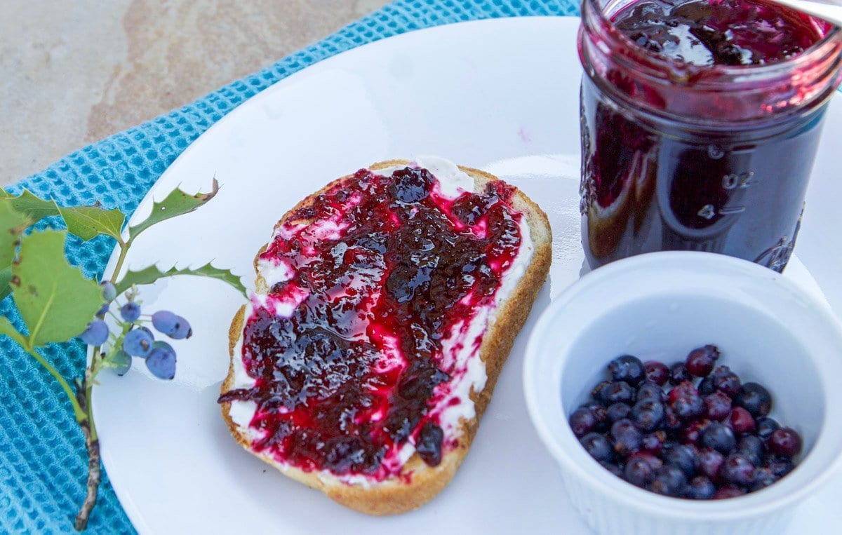 preserves on toast