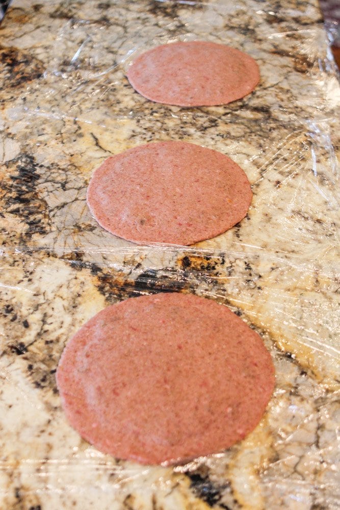 kubba drying on counter