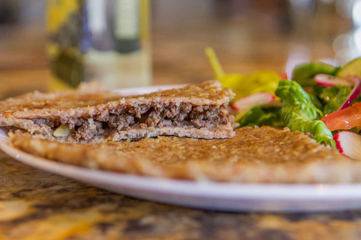 kubba mosul and salad