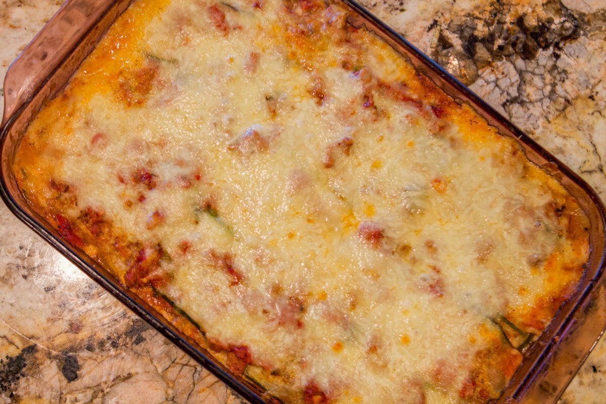 Low Carb Zucchini Lasagna