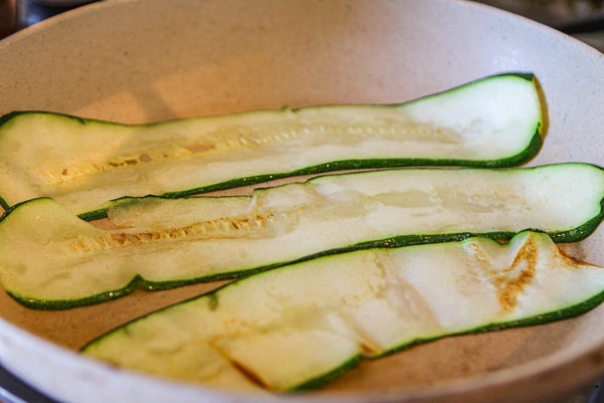 sautéed zucchini strips