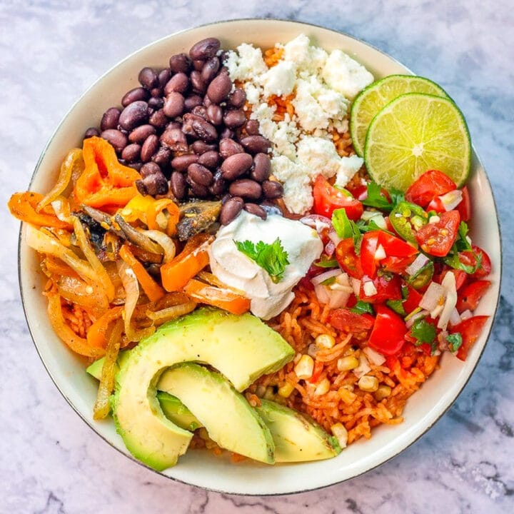 Mexican rice bowl