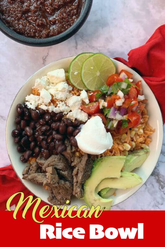 Mexican rice bowl