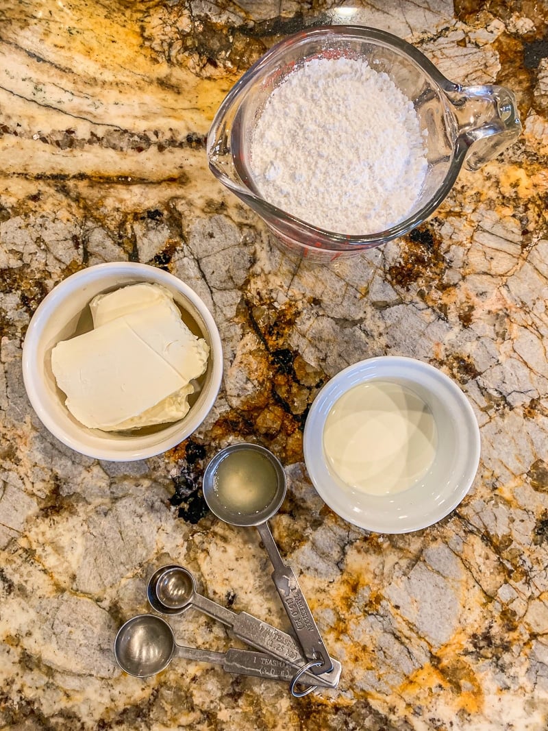 cream cheese icing ingredients