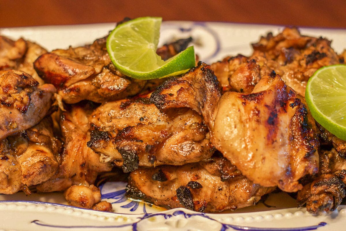 low carb grilled chicken on a plate