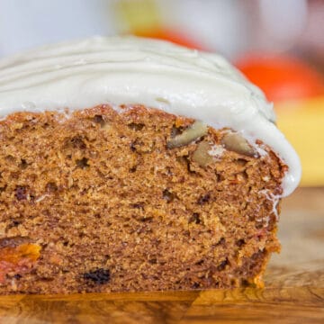 persimmon bread with cream cheese