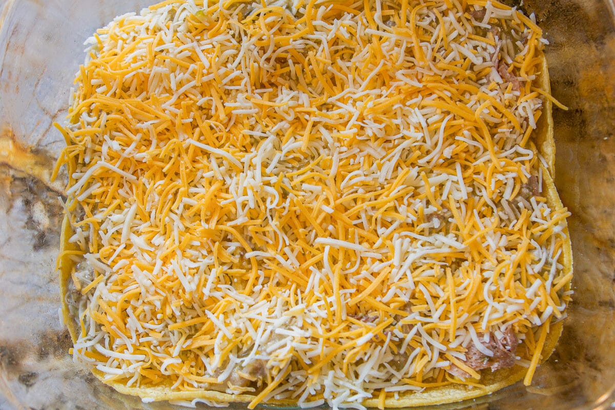 cheese layered casserole