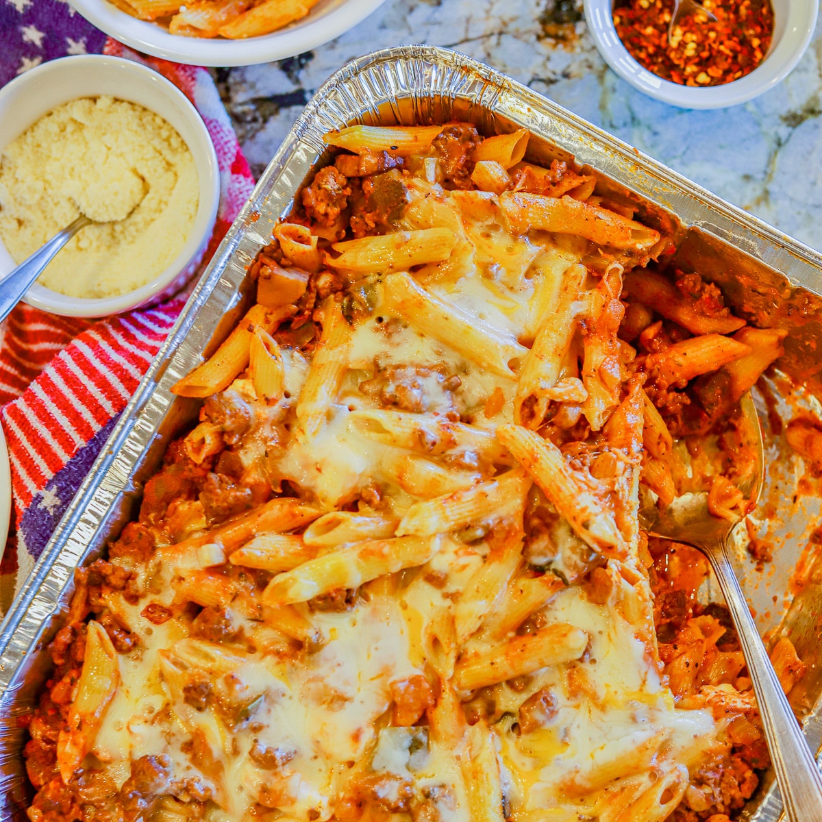 penne pasta with ground beef Beef ground penne pasta bake easy plenty ...