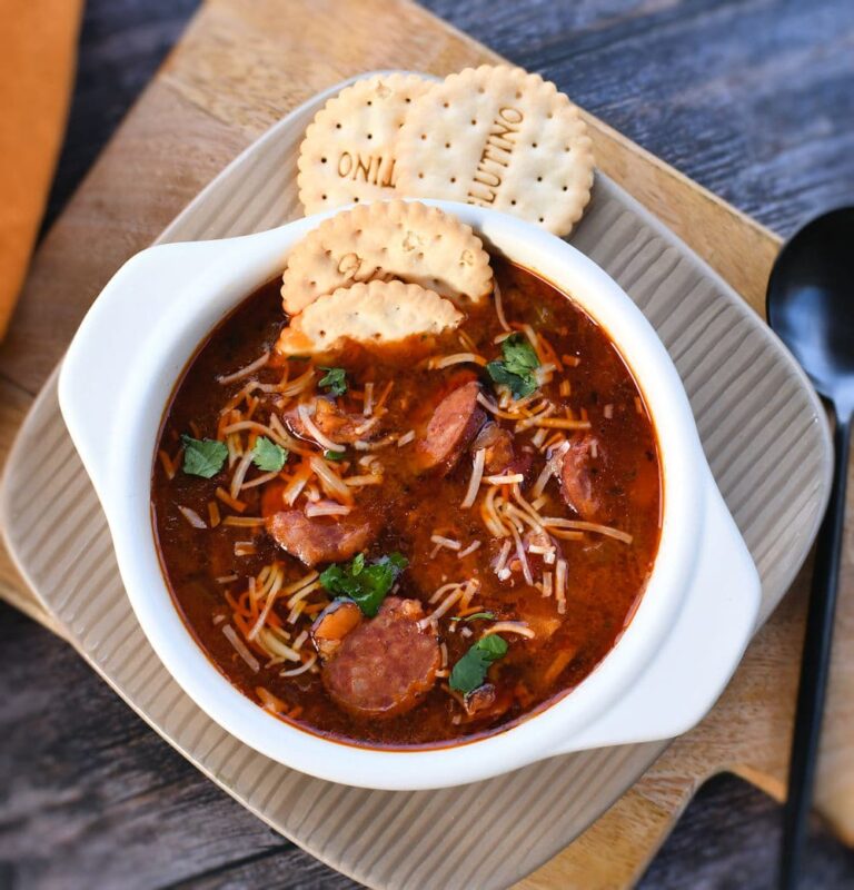 red lentil recipes : kielbasa lentils soup