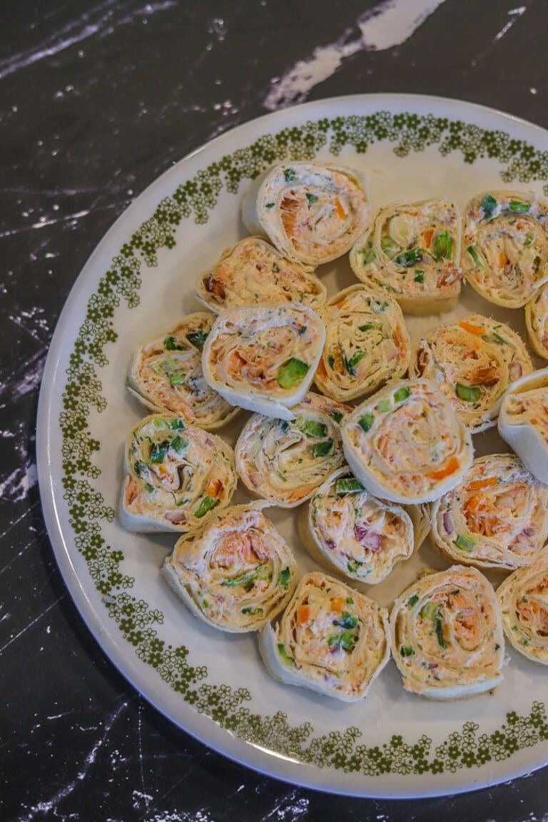 Salmon Pinwheels (using Smoked Salmon) | Hilda's Kitchen Blog