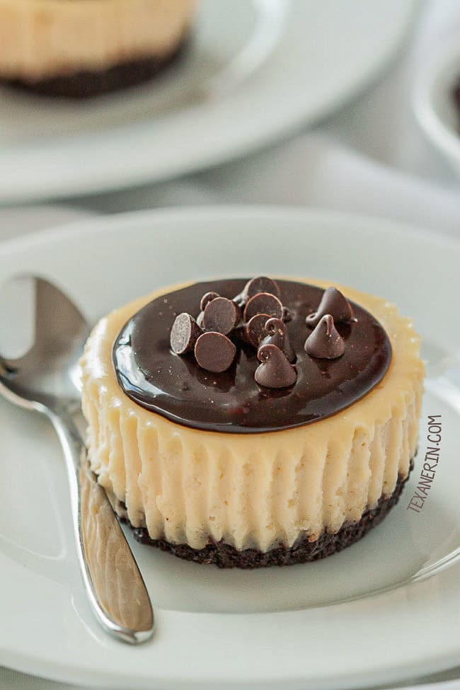 mini bailey's cheesecakes