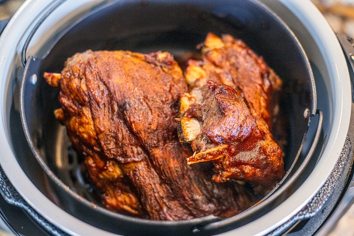Instant Pot Baby Back Ribs in an instant pot