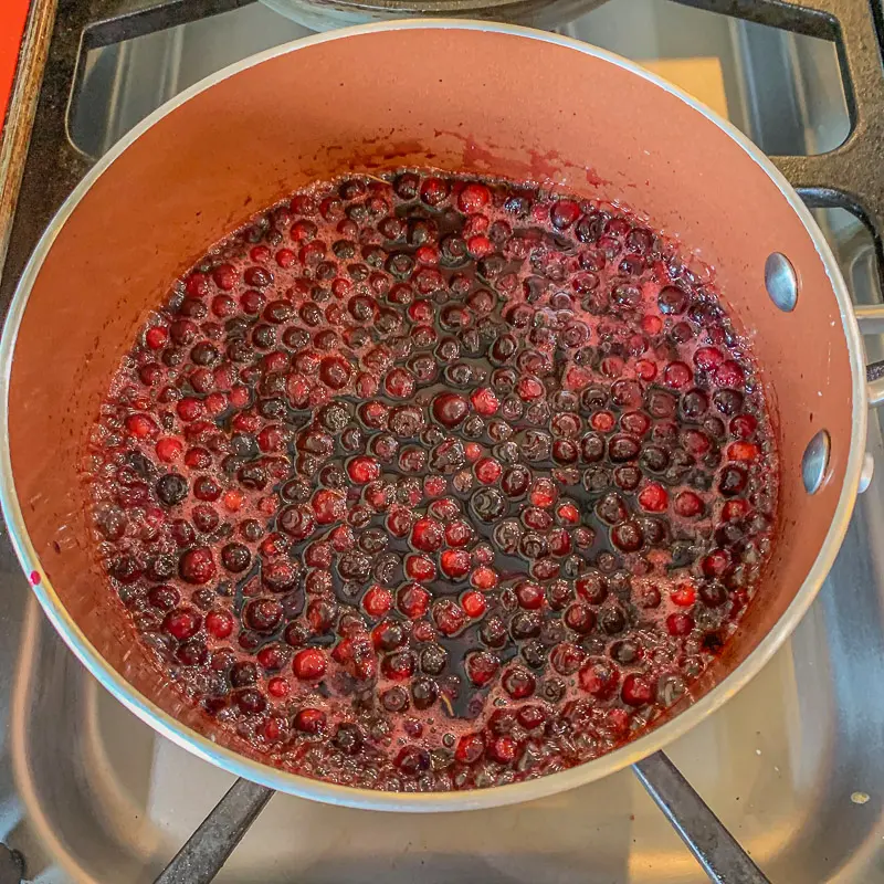 huckleberries in de emmer