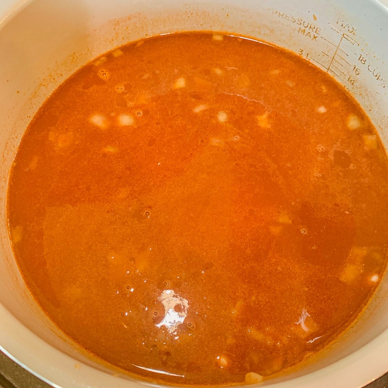 bean stew in an instant pot