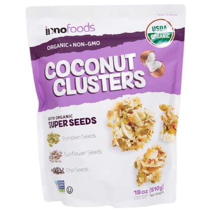 a bag of coconut clusters