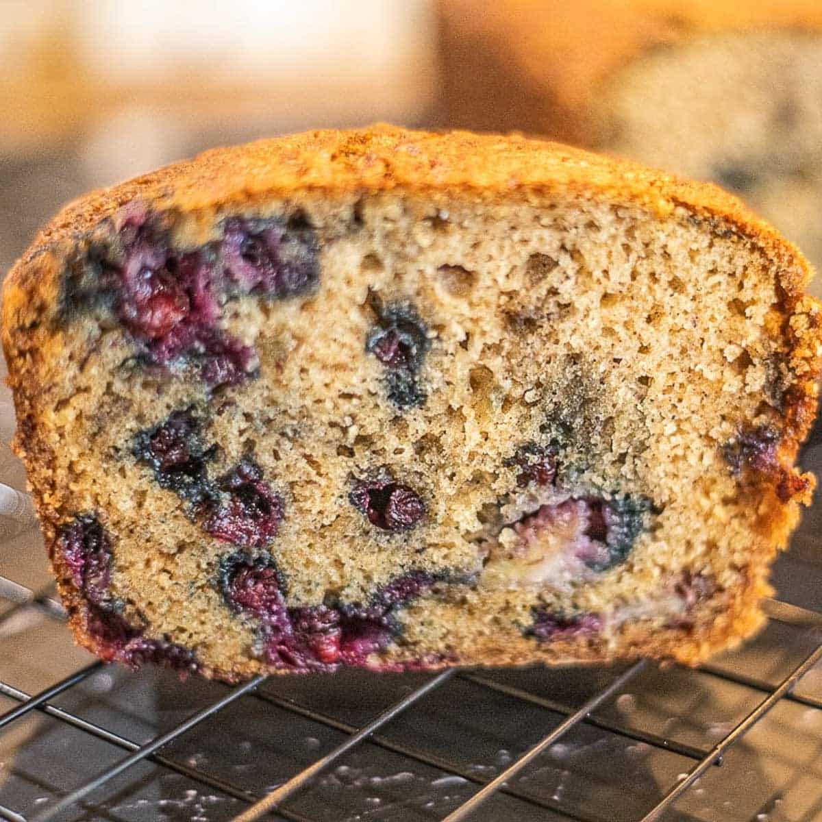 blueberry banana bread.