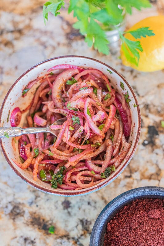Marinated Sumac Onions Recipe Hilda s Kitchen Blog marinated-sumac-onions-recipe-hilda-s-kitchen-blog
