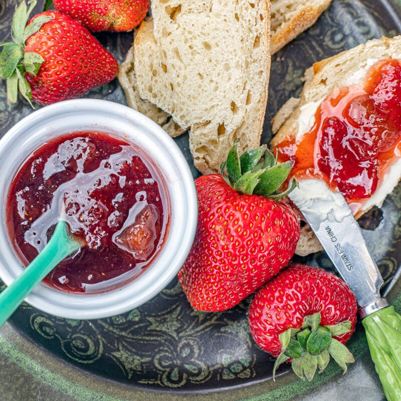 Strawberry Fig Preserves Recipe | Hilda's Kitchen Blog